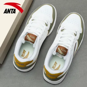 ANTA low-top sneakers men's shoes 2025 autumn new youth trendy lightweight thick-soled non-slip casual sports shoes